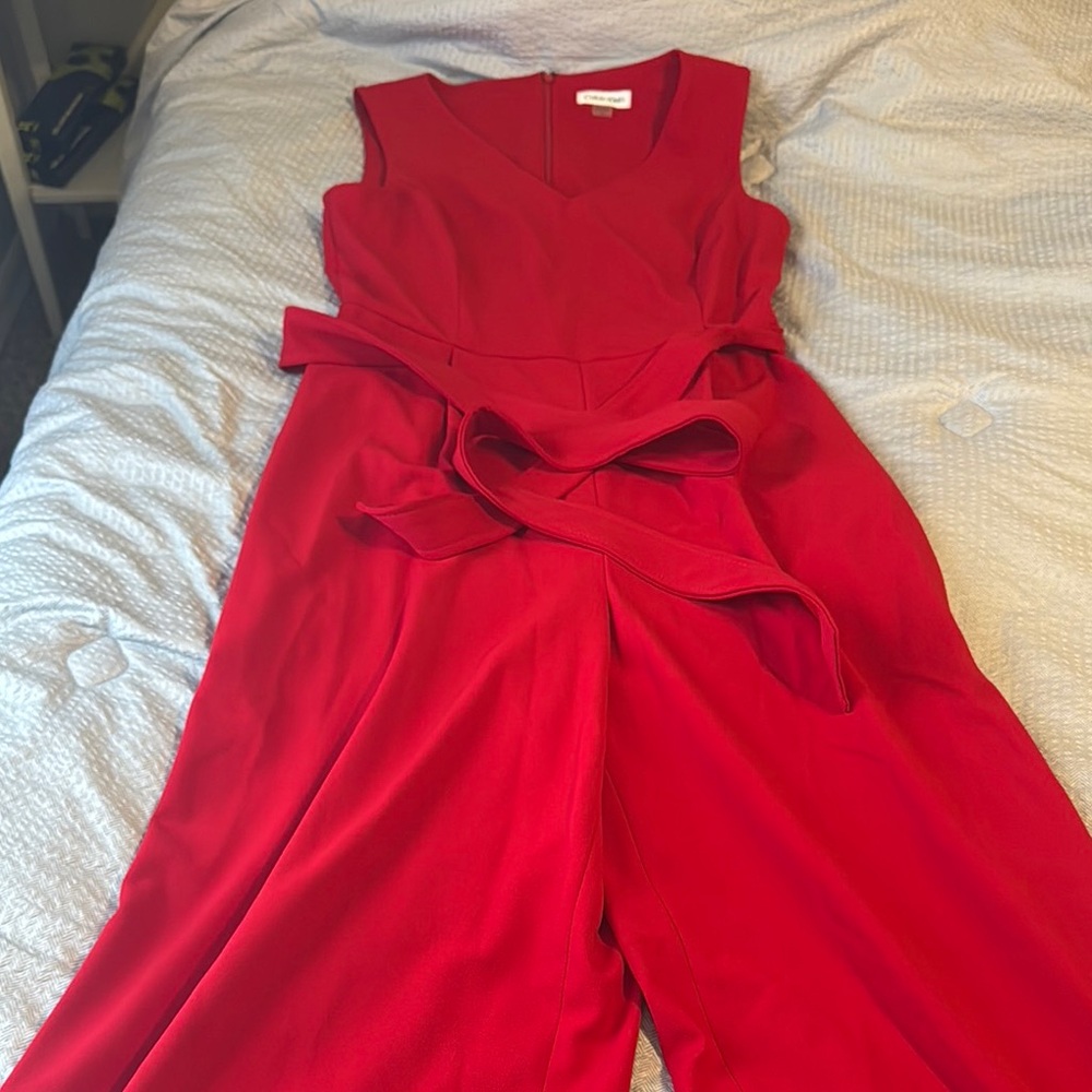 Elegant Red Jumpsuit
